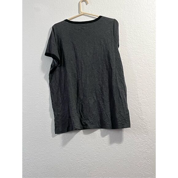 Torrid sugar skull skeleton gray soft t shirt Sz 1 1x - Picture 3 of 3